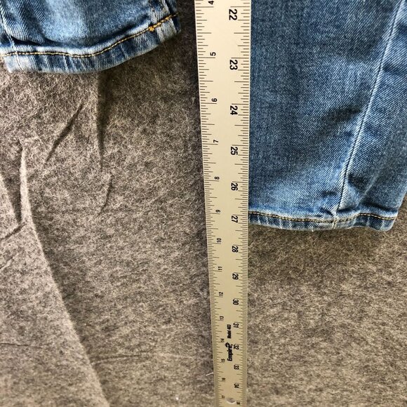 Zara Skinny Jeans Womens 2 Mid Rise  Stretch Medium Wash Z1975 - Picture 7 of 12